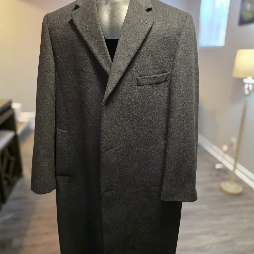 Ralph Lauren Black Coat with Green Label